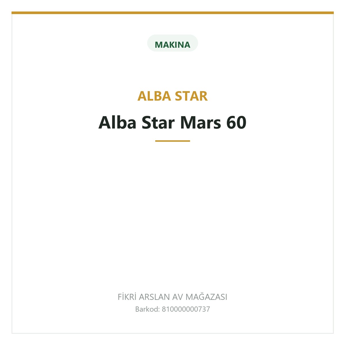Alba Star Mars 60
