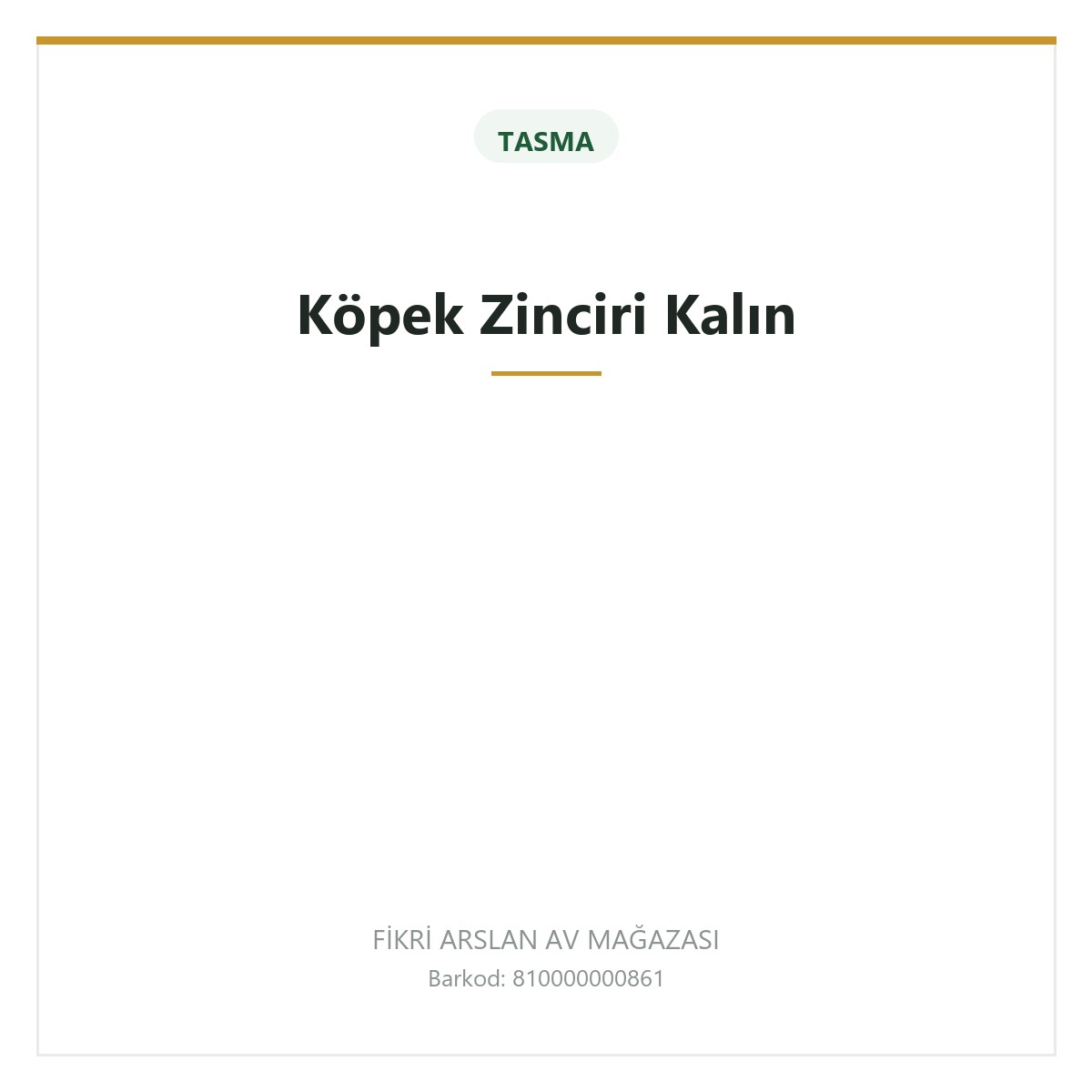 Köpek Zinciri Kalın