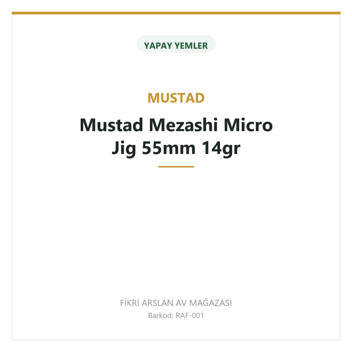 Mustad Mezashi Micro Jig 55mm 14gr